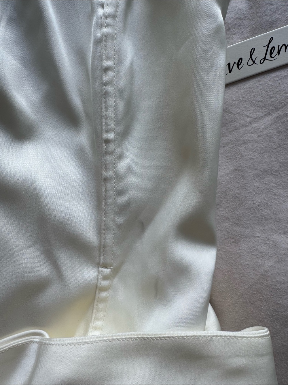 NWT For Love and Lemons Serena Mini Dress in Cream - Picture 12 of 13